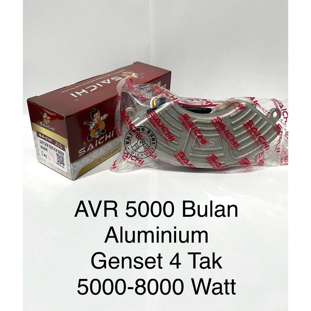 TERNASTORE AVR 5000 Bentuk Bulan Aluminium Saichi 680uf Genset 5000-8000 Watt ET5000 ET5500 ET6000 E