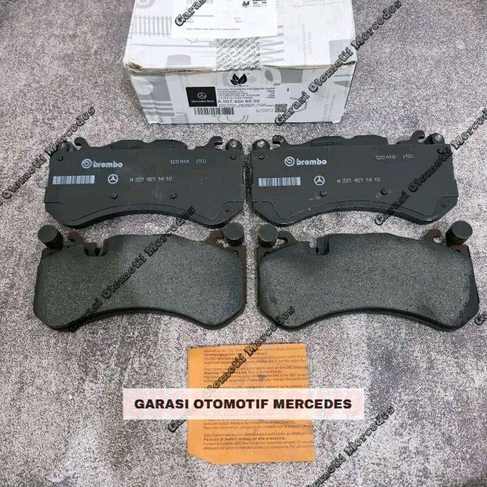 KAMPAS REM BRAKE PAD DEPAN W212 W218 CLS63 E63 C63 AMG MERCEDES BENZ
