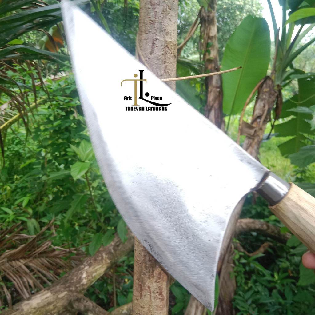 GOBANG (Alat Pengupas Kulit Sapi) Ukuran 32 Cm/Pisau Tajam Super Baja Pisau Jagal Sapi Pisau Tajam