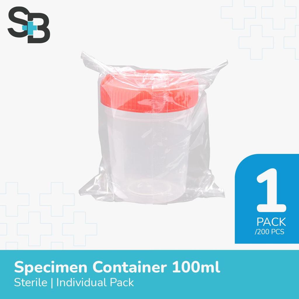Urine Container 100ml / Specimen Container 100ml Sterile @200pcs