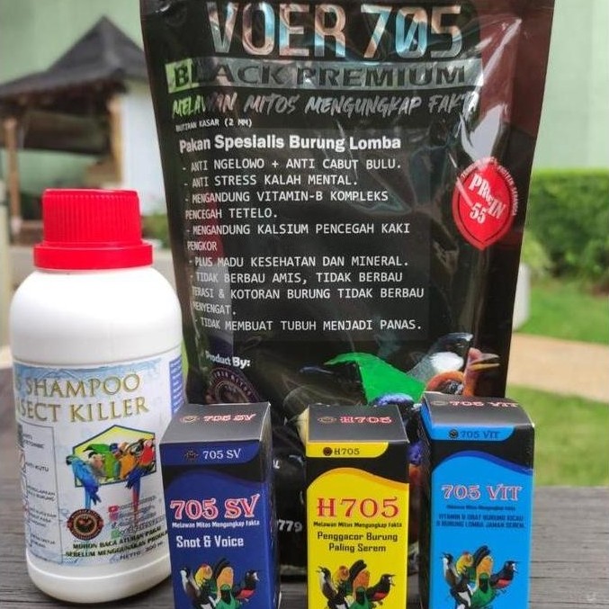 H705, 705 VIT, 705 SV, 705 SHAMPO, FREE 1 BLACK PREMIUM (250)
