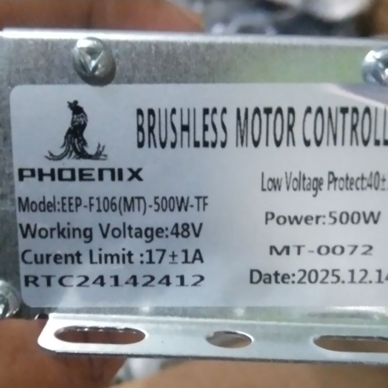 Controller Sepeda Controller Listrik Phoenix 500 Watt Co
