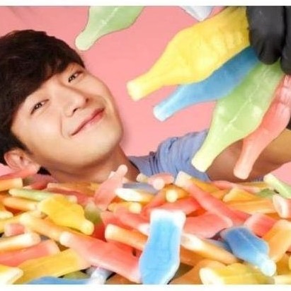 Sale- Ori Wax Bottle Candy Bee Candy Permen Lilin Edible Korea