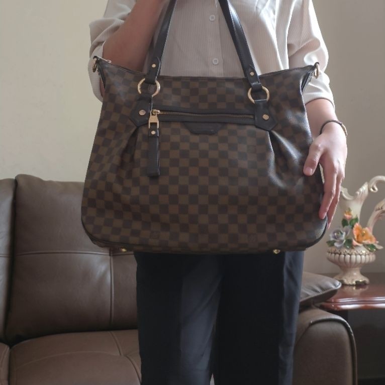 Tas LV Damier Ebene Evora (Preloved/Second)