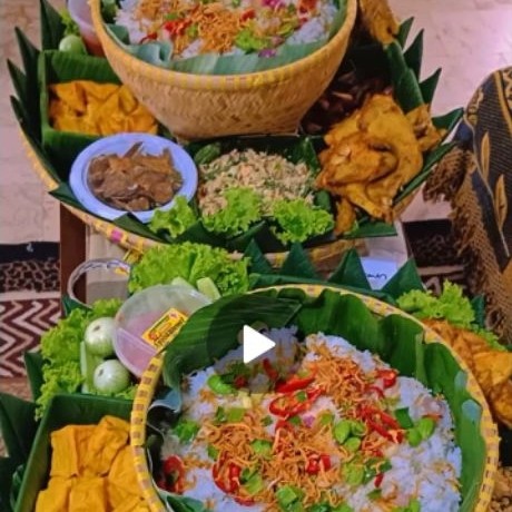 paket liwet tampah/nampan tradisional. 25 pax
