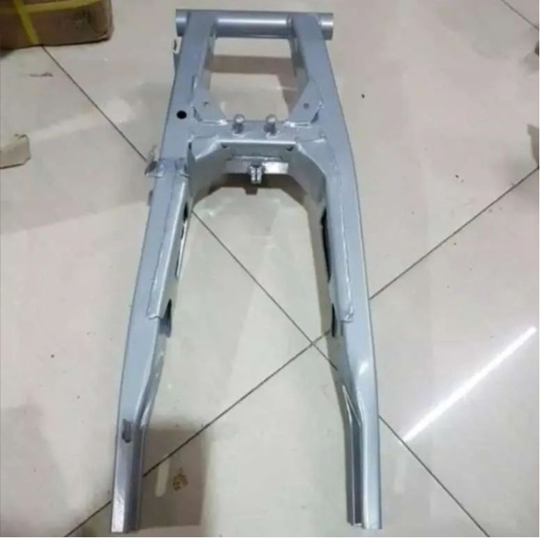Fork belakang swing arm capit udang SILVER Yamaha Vixion old - Lama tromol imitasi - ADAstoknya