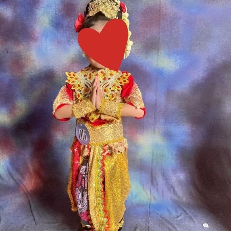 1set  Baju Tari Jaipong