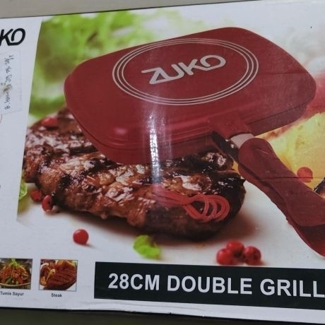 zuko double grill pan