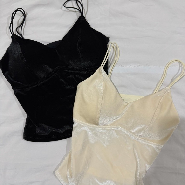 Glow Satin Corset Top