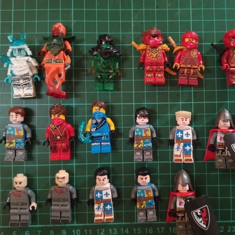 brick minifigure mainan balok ninjago marvel kawe campuran preloved