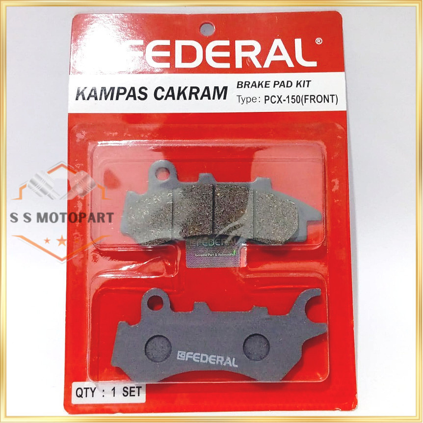 DISC PAD DEPAN PCX 150 / PCX (KWN) HQ FEDERAL DISPAD KAMPAS REM CAKRAM