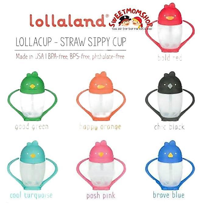 Sweetmomshop Lollacup innovative straw sippy cup