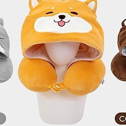 Kkv - Alba Sol Hooded Neck Pillow Bantal Leher