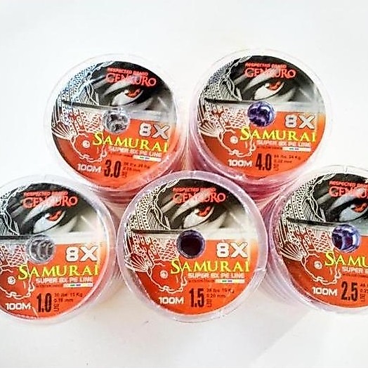 Senar Pancing Genkuro Samurai 8x PE