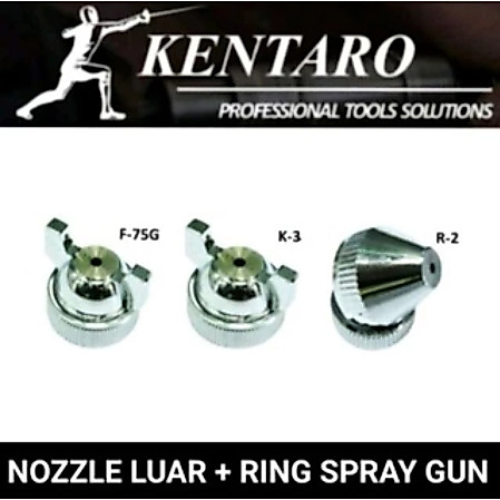 nozzle luar + ring spray gun kentaro Japan quality