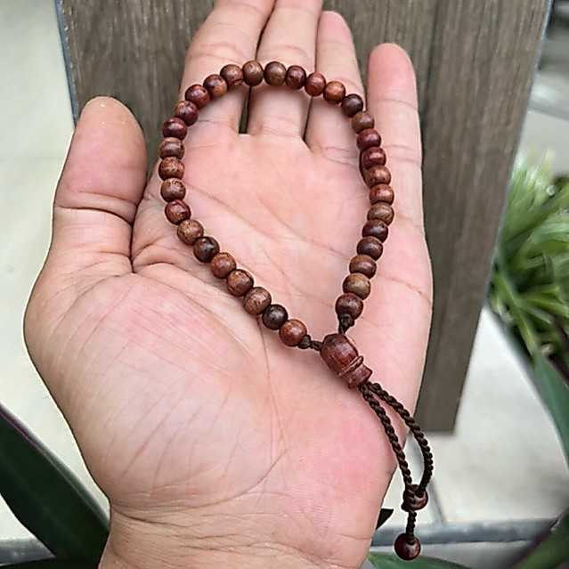 HQ-Gelang Tasbih 33 Butir Kayu Nagasari Asli