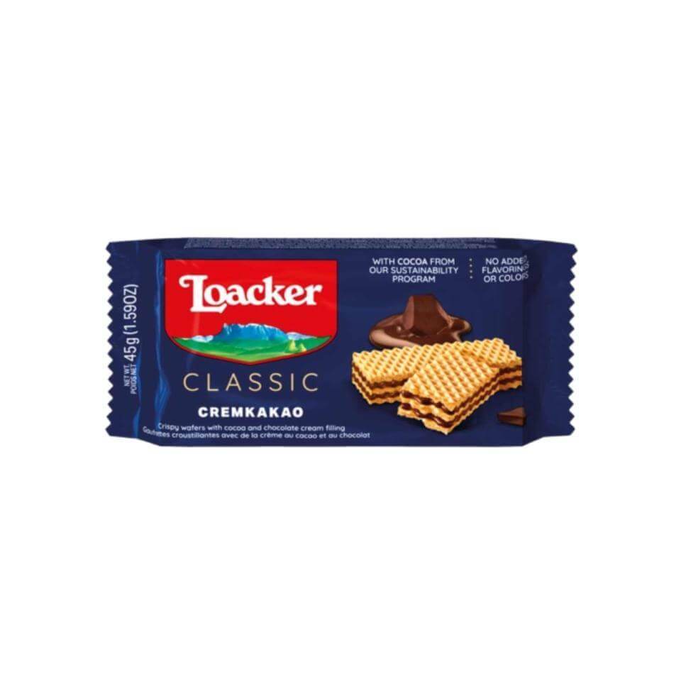 Loacker Wafer Classic Cream Kakao 45 gr