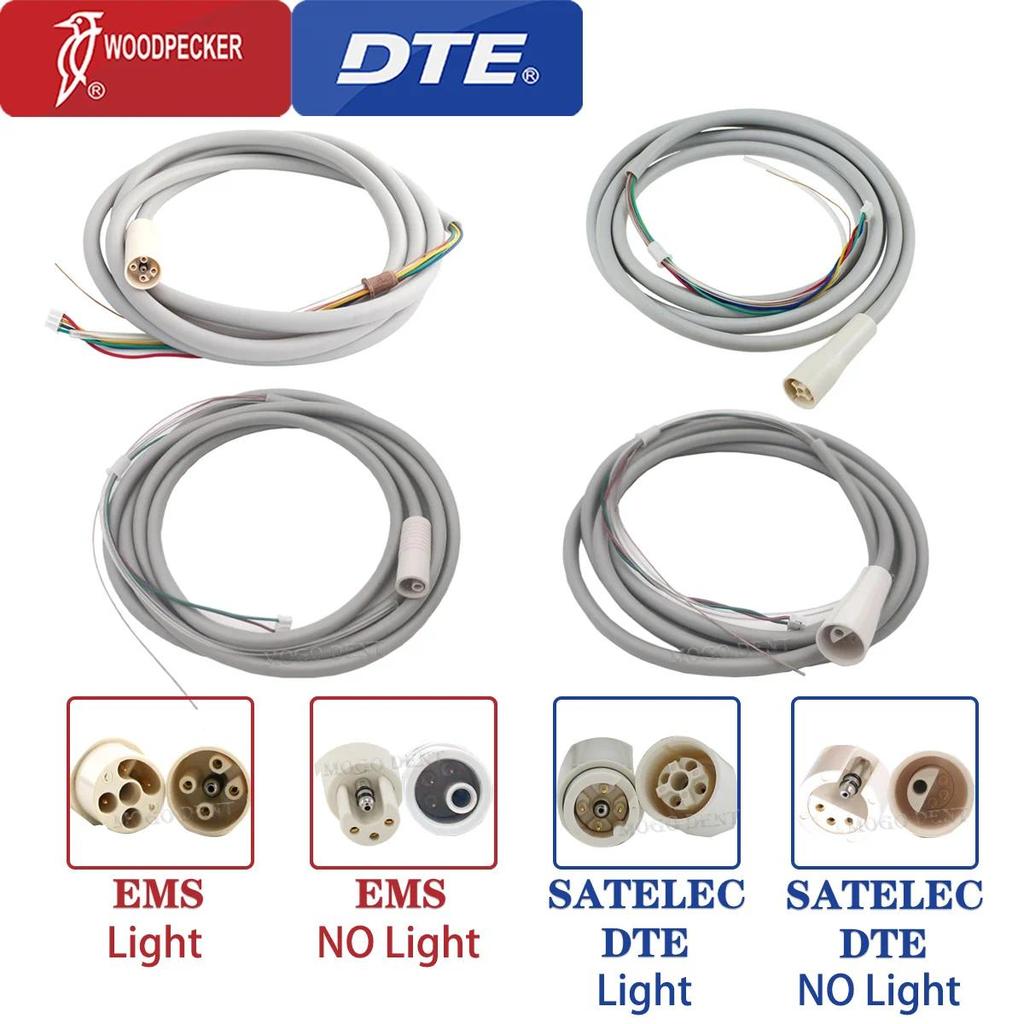 Original Woodpecker DTE Dental Scaler Cable Tube Ultrasonic Scaler Cable Fit EMS NSK DTE SATELEC Han
