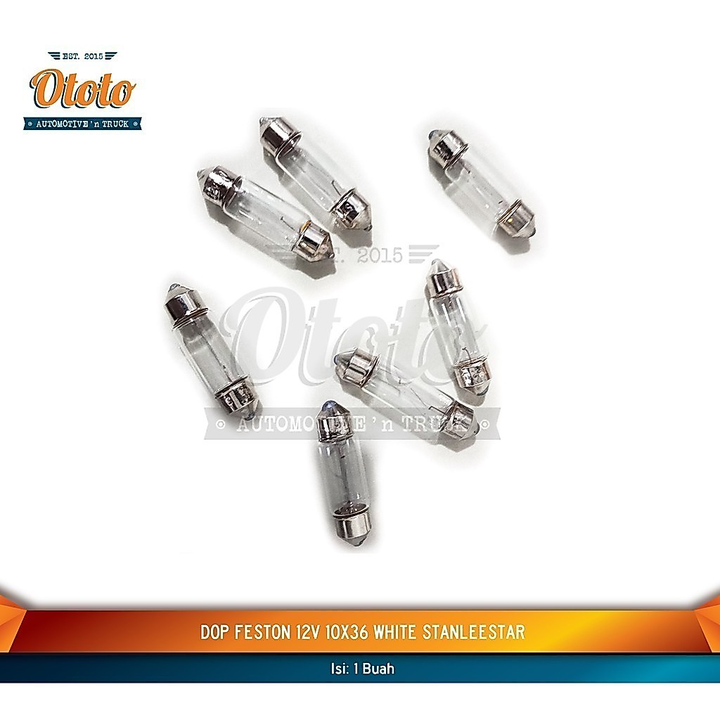 Dop Feston 12V / 24V - Bohlam Lampu Plafon Kabin
