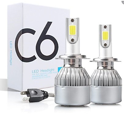 Lampu Led C6 H7 36W - Lampu Mobil LED Headlight C6 H7