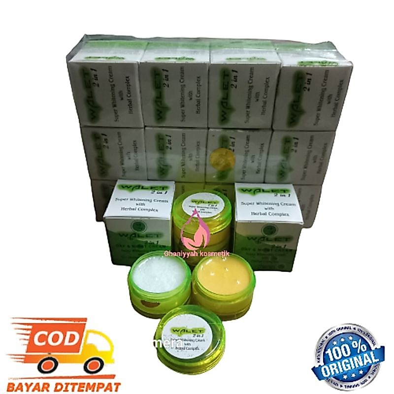 Cream Walet Susun Siang Malam Original Krim Walet Siang dan Malam 2in1 Super Whitening Walet Herbal