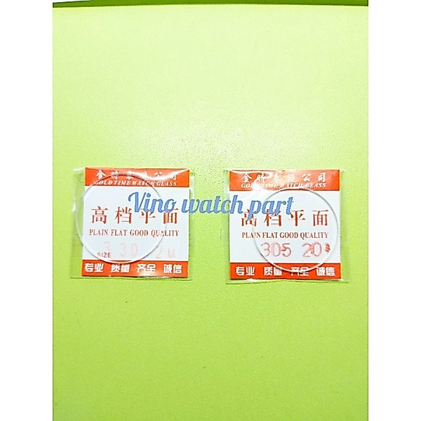 Kaca Jam Tangan Datar Bening Tebal 2MM , Kaca Jam Tebal 2MM