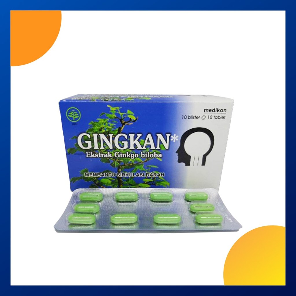 Gingkan Box Isi 100 Tablet