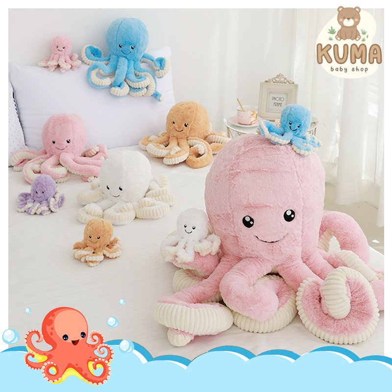 Kuma Boneka Mainan boneka gurita raksasa baru grosir, boneka gurita, bantal, hadiah, boneka gurita, 