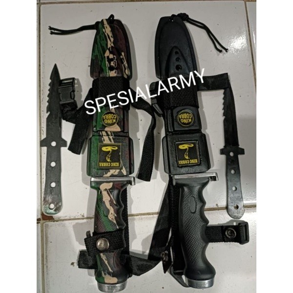SANGKUR COBRA BAYAR DI TEMPAT PISAU HUNTING SUPER TAJAM ORIGINAL BAJA/ PISAU KOBRA DOBLE