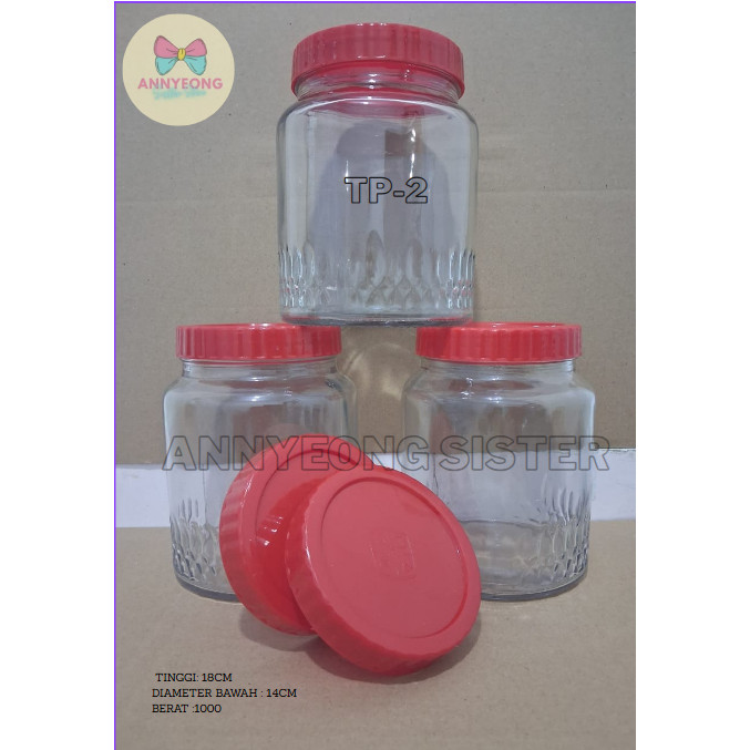 ASS TOPLES BENING TOPLES KACA TP-2 LITER TOPLES KACA 2 LITER TUTUPAN