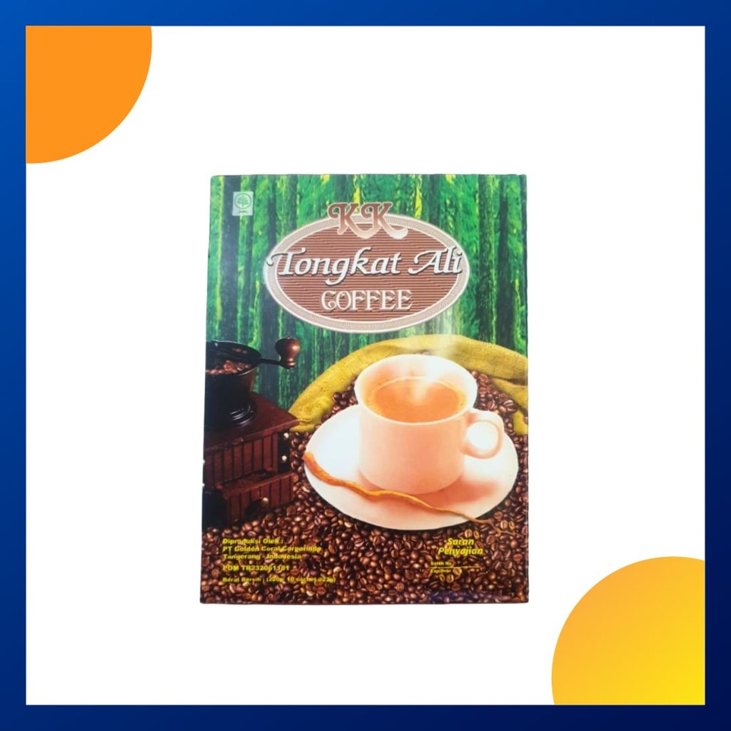Kk Tongkat Ali Coffee 22 Gram Box 10 Sachet