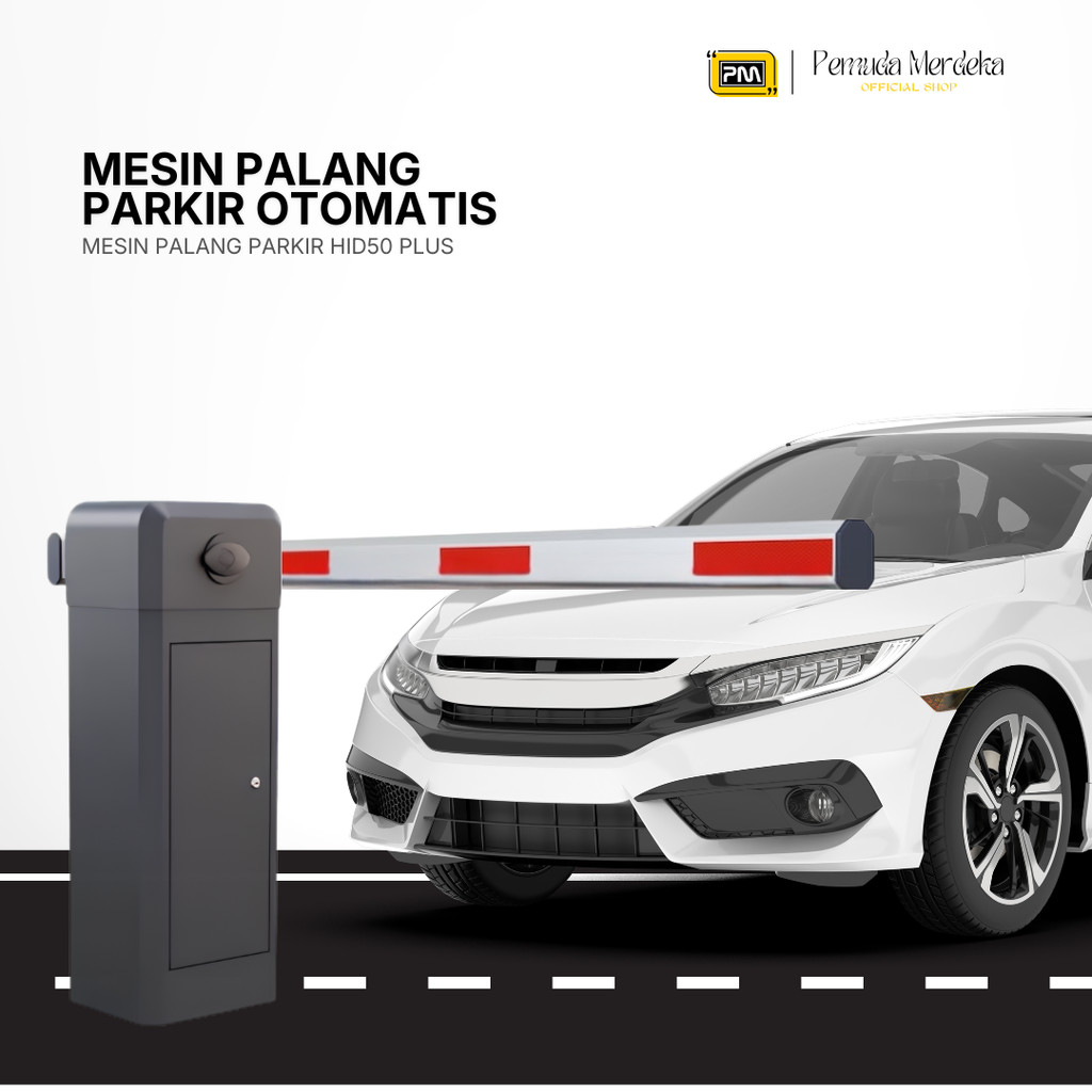 Barrier Gate HID50 Plus Palang Parkir Portal Otomatis 3 Meter