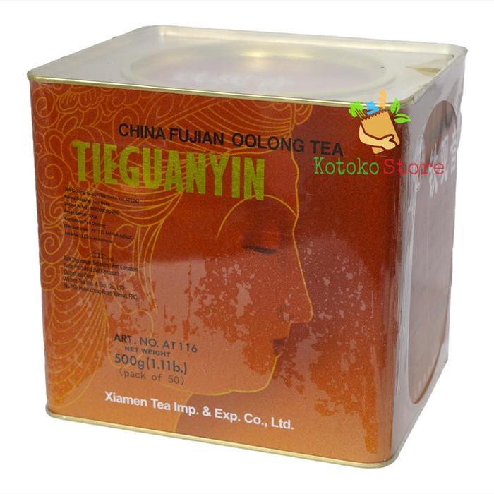 China Fujian Oolong Tea / Tie Guan Yin / Teh Kuan Yin Kaleng 500gr