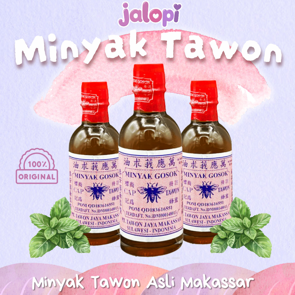 Minyak Tawon ASLI MAKASSAR ORIGINAL Minyak Gosok Pijat Hangat DD EE FF Minyak Tawon ASLI Makassar