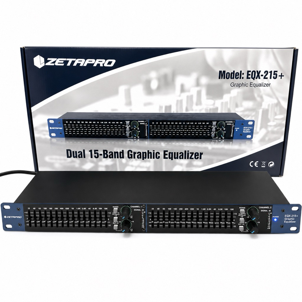 Equalizer Zetapro EQX 215+ EQX215+ Plus Subwoofer