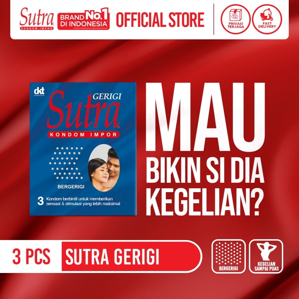 Rahasia Terjaga - Sutra Gerigi 3s - Kondom Bergerigi, Sensasi Rangsangan yang Lebih Nikmat dan Puas