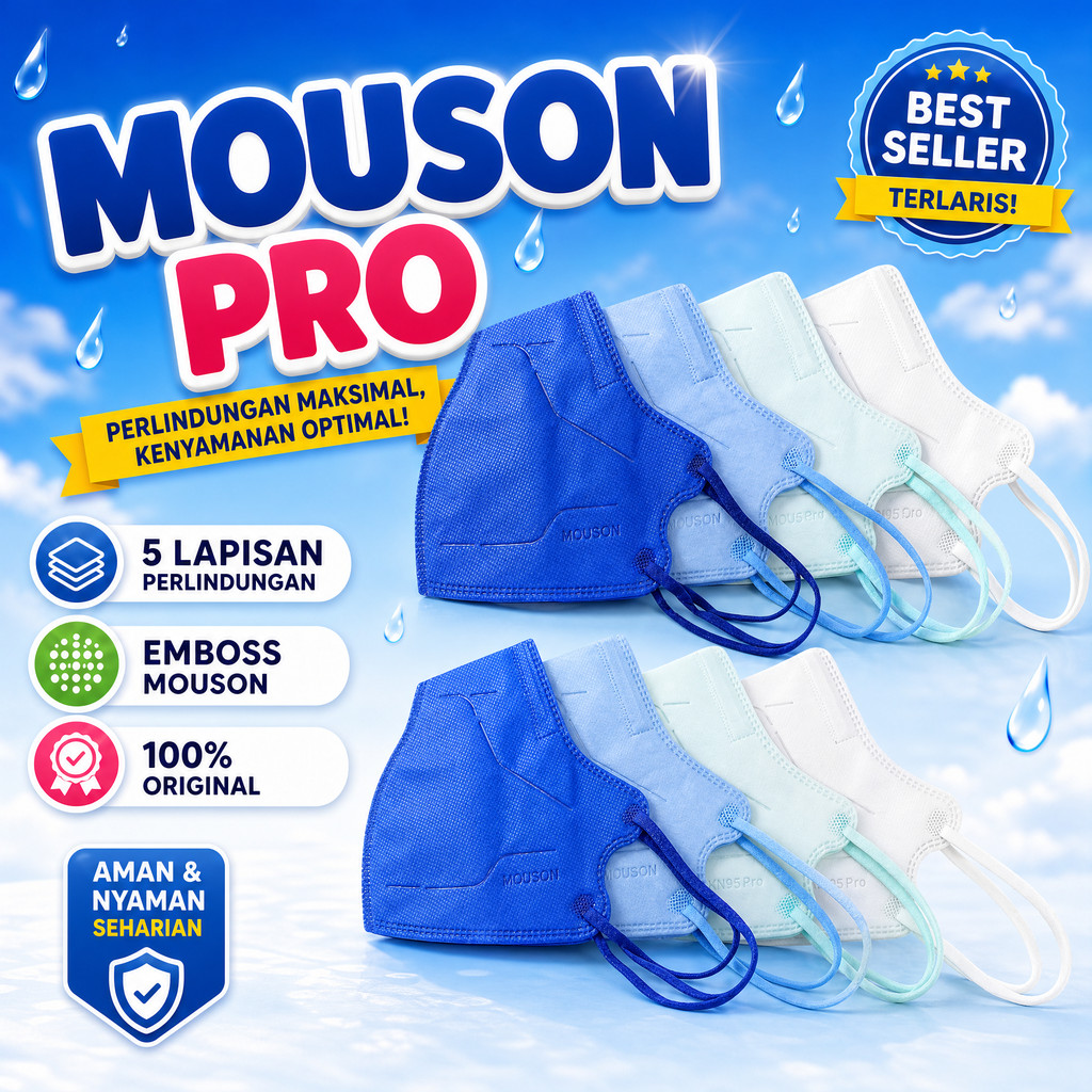 Masker Mouson Pro - Masker Kn95 Pro - Masker Kn95 Mouson - Masker Mouson - Masker Kn95 Pro Mouson