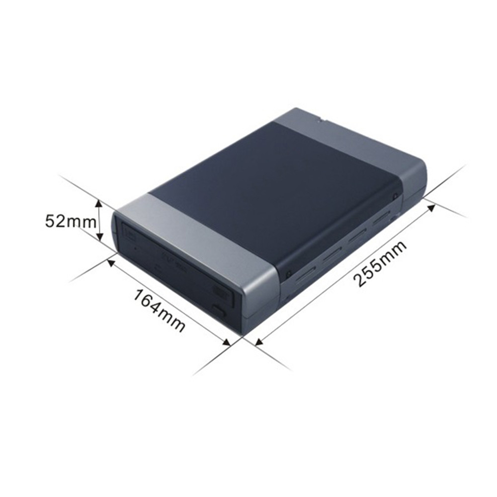 525 inch Optical Drive Enclosure USB3020 to SATA USEU Adapter Hard sk Case Support DVD 16 Speed Reco