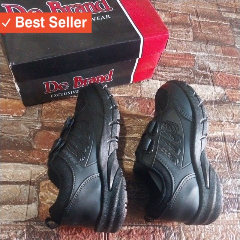 De Brand Sepatu Sekolah Anak SD Perekat/ Termurah Sepatu Bagus