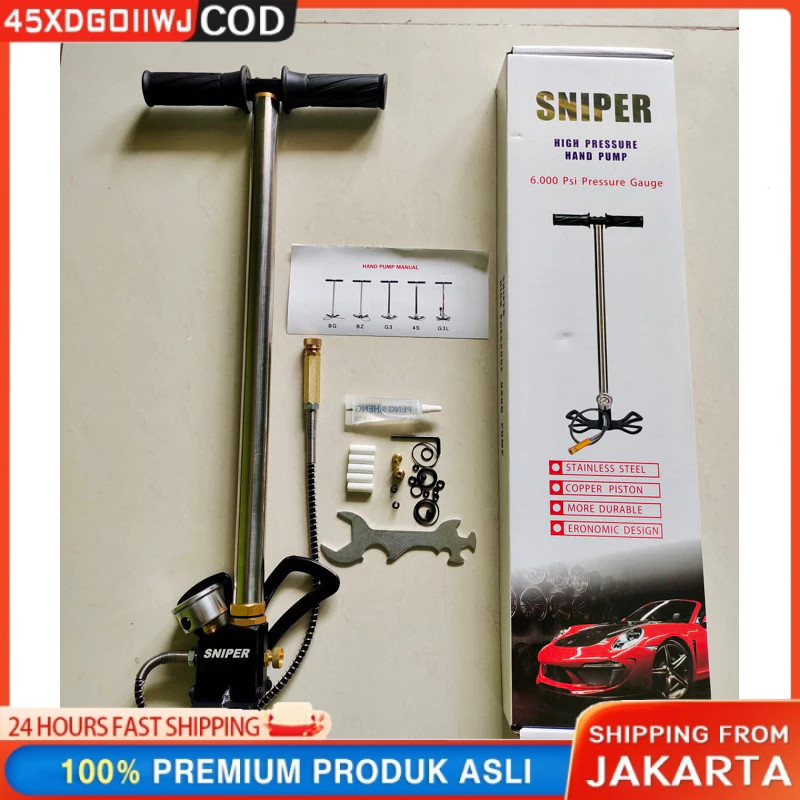 Pompa Pcp Kaki Lipat 6000 Psi Termurah Merk Sniper