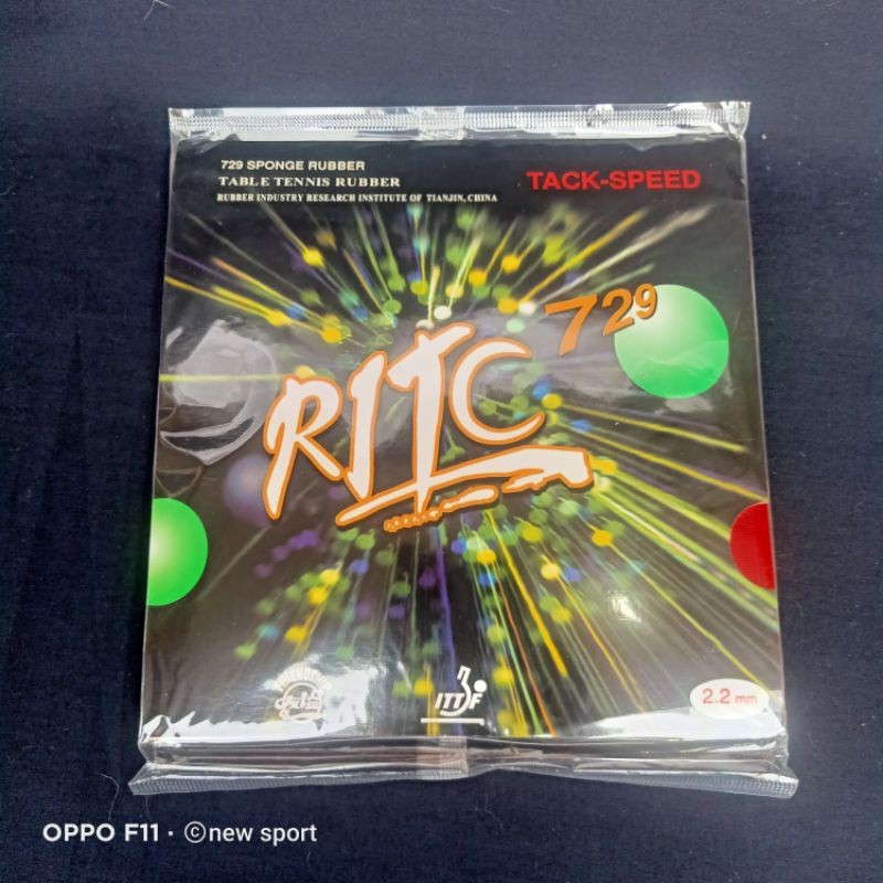 karet bet tenis meja RITC 729 tack-speed