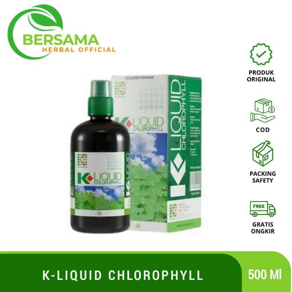 Klorofil Klink Original 500 Ml | K-Liquid Clorophyll | Cairan Herbal Detok Tubuh | Klorofil K Liquid