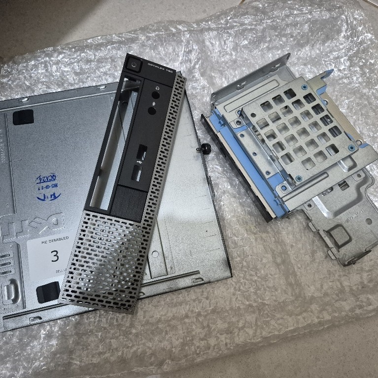 Cover Casing Front Panel side panel dan kandang SSD/HDD CD ROM Dell Optiplex 790