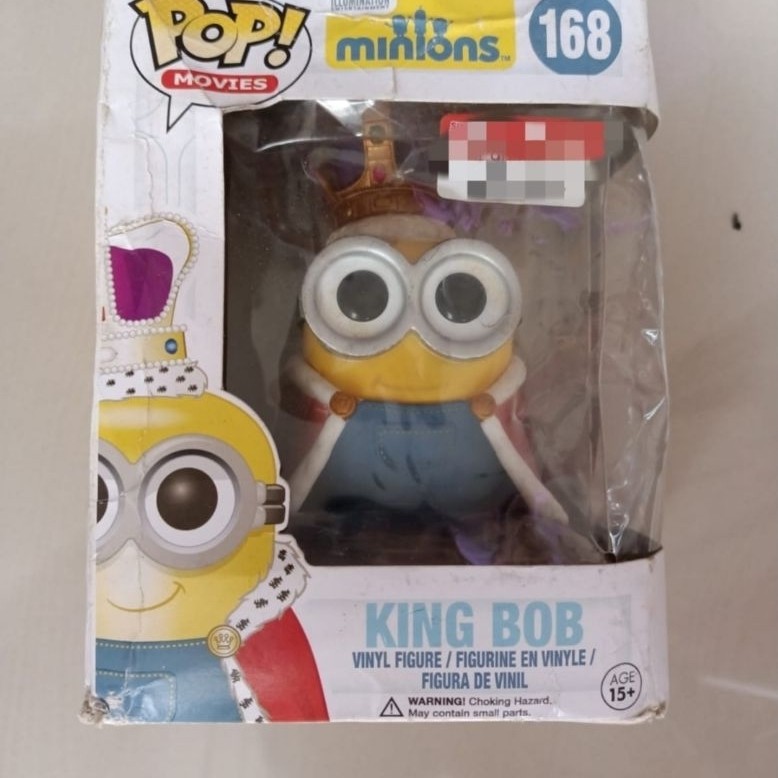 Funko POP Movies: Minions King Bob #168 Vinyl Figure