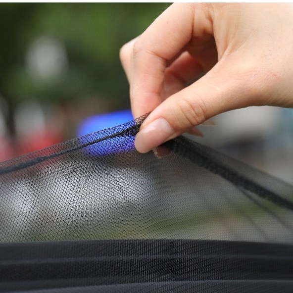 BEST SALE 2 Pcs Tirai Pelindung Panas Jaring Jendela Pintu Mobil Anti Nyamuk / Car Sunshade Sun