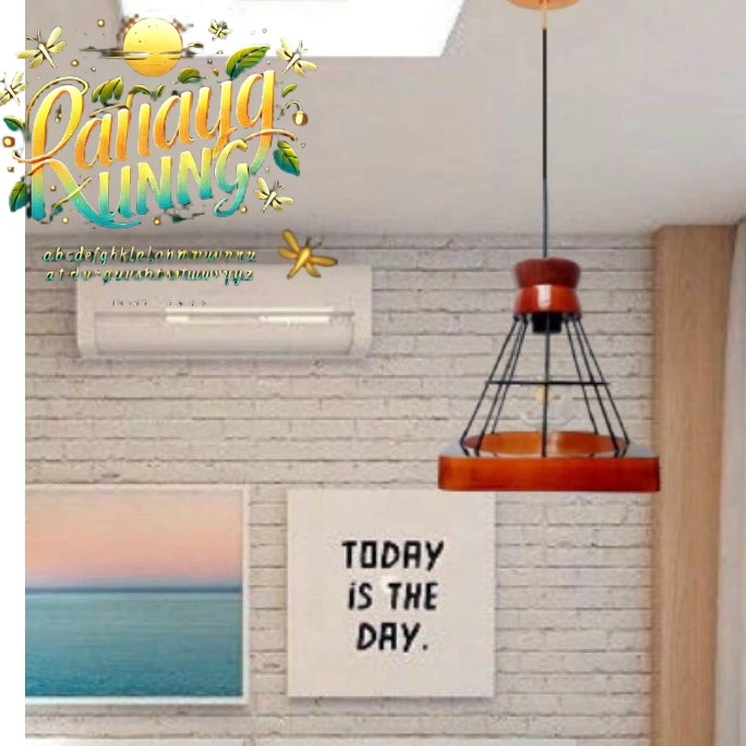 PROMO LAMPU GANTUNG HIAS VINTAGE RETRO INDUSTRIAL GILUTA
