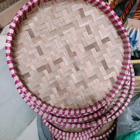 Tampah Bambu Mini Tempat Kue dan Tumpeng
