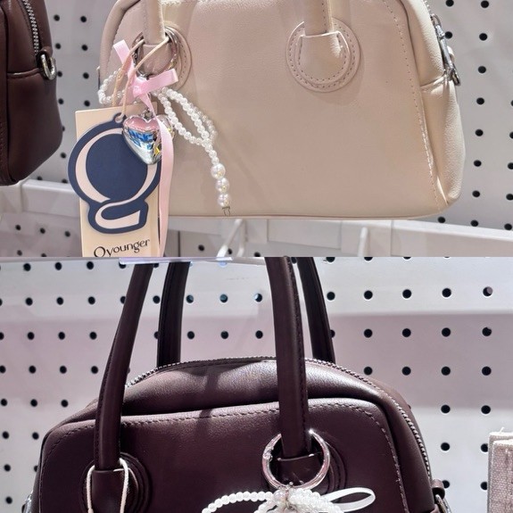 Qyounger tas selempang wanita cream,cokelat crossbody bag OHSOME