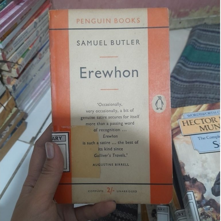 Erewhon by Samuel Butler Preloved Novel English Import Penguin Classic