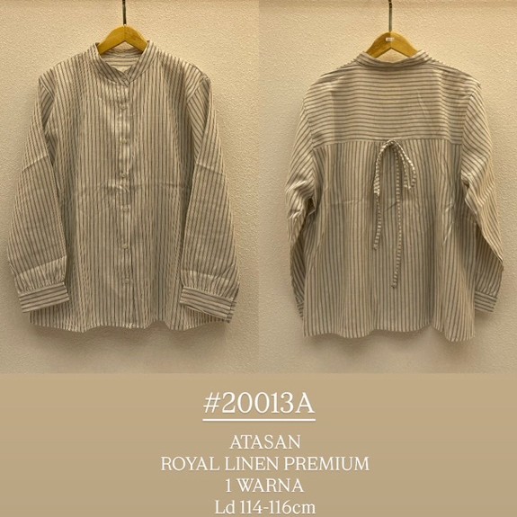 blouse salur royal linen premium/blouse salur/atasan salur linen/atasan pita /blouse linen pita